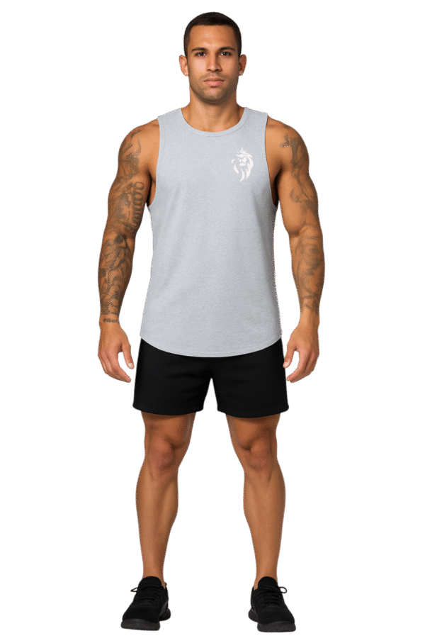 Débardeur Sport Homme Gris – Coton & Spandex