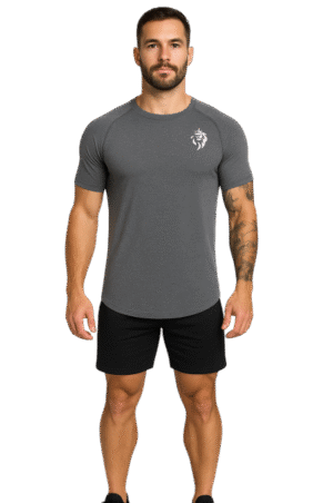 T-shirt Sport Homme Gris – LionzFit