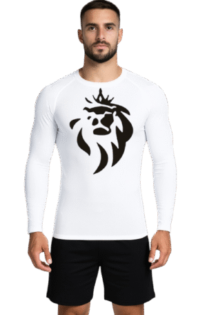 T-Shirt Manches Longues Blanc – Coupe Seconde Peau