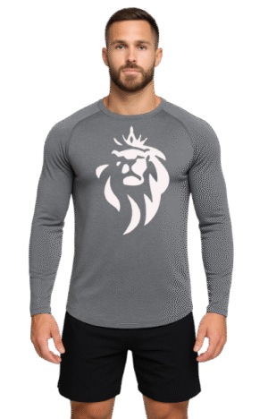 T-Shirt Manches Longues Gris – Coupe Seconde Peau