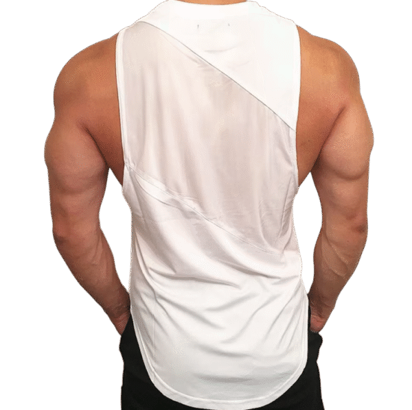 Débardeur Sportif LionzFit – Blanc Pur