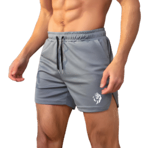 Shorts de Sport Gris LionzFit – Confort Quotidien & Liberté de Mouvement