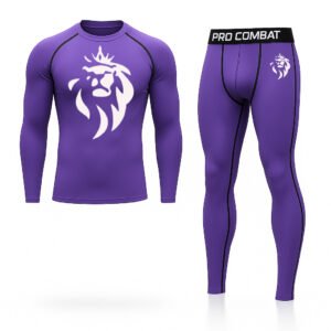Ensemble Compression Spider-Man LionzFit Violet – 2 Pièces Performance