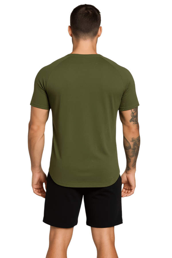 T-shirt Sport Homme Kaki Olive – LionzFit
