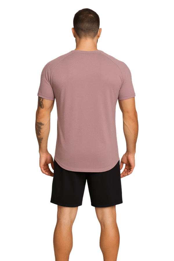 T-shirt Sport Homme Rose Poudré – LionzFit