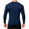 T-Shirt Manches Longues Bleu Marine – Coupe Seconde Peau