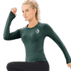 Haut Thermique Manches Longues Lionzfit - Vert