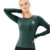 Haut Thermique Manches Longues Lionzfit - Vert