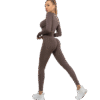 Ensemble de sport femme chocolat – Sculptant, Seamless & Ultra Confort