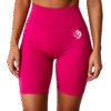 Short de Yoga Sans Couture Rose – LionzFit | Confort & Style