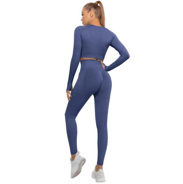 Ensemble de sport femme Indigo – Sculptant, Seamless & Ultra-Confort