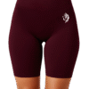 Short de Yoga Sans Couture Bordeau – LionzFit | Confort & Style
