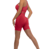 Brassière de sport seamless haute compression – Rouge intense