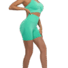 Brassière de sport seamless haute compression – Vert menthe