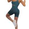 Brassière de sport seamless haute compression – Bleu sarcelle