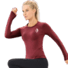 Top Thermique Manches Longues Lionzfit - Rouge