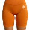 Short de Yoga Sans Couture Orange – LionzFit | Confort & Style