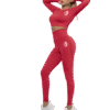 Legging Seamless Compression Rouge Lionzfit