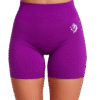 Short de Yoga Sans Couture Violet – LionzFit | Confort & Style