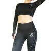 Crop Top Noir LionzFit