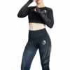 Crop Top Noir LionzFit